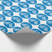 Fahrrad fahren geschenkpapier (Ecke)