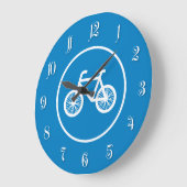 Fahrrad fahren große wanduhr (Winkel)