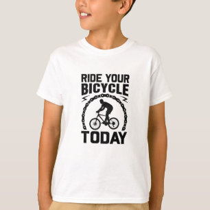 Fahrrad fahren Heute Fahrrad-lustig T-Shirt