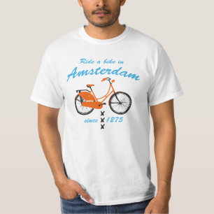 Fahrrad fahren in Amsterdam T-Shirt