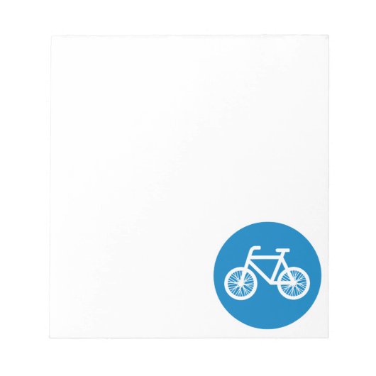 Fahrrad fahren notizblock (Vorderseite)