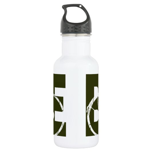 Fahrrad. Fahrrad. Edelstahlflasche (Rückseite)