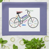 Fahrrad, Fahrrad, Fahrrad, Sport, Fahrrad, Motivie Handtuch (Gefaltet)