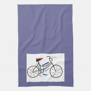 Fahrrad, Fahrrad, Fahrrad, Sport, Fahrrad, Motivie Handtuch