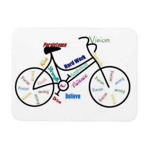 Fahrrad, Fahrrad, Fahrrad, Sport, Fahrrad, Motivie Magnet