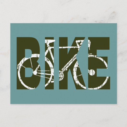 Fahrrad. Fahrrad. Postkarte (Vorderseite)