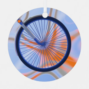 Fahrrad - Fahrrad-Rad Ornament Aus Metall