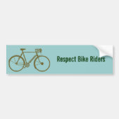 Fahrrad , Fahrrad ; Radfahren Autoaufkleber (Vorne)