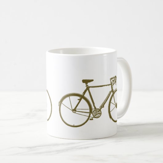 Fahrrad , Fahrrad ; Radfahren Kaffeetasse (VorderseiteRechts)