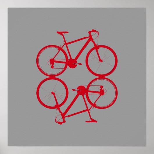 Fahrrad , Fahrrad ; Radfahren Poster (Vorne)