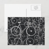 Fahrrad , Fahrrad ; Radfahren Postkarte (Vorne/Hinten)