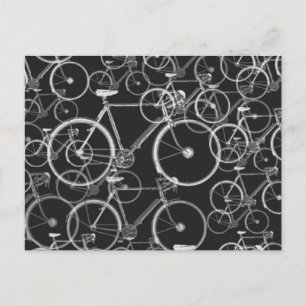 Fahrrad , Fahrrad ; Radfahren Postkarte