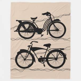 Fahrrad Fahrrad Schwarz 1 Fleecedecke