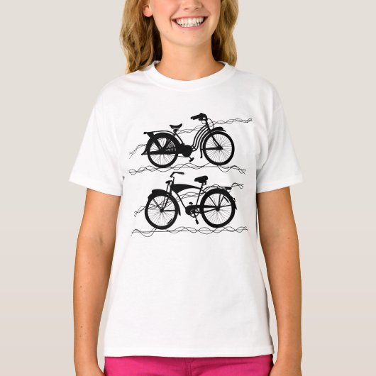 Fahrrad Fahrrad Schwarz 1 T-Shirt (Vorderseite)