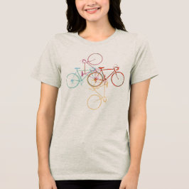 Fahrrad, Fahrrad stilvoll Tri-Blend Shirt
