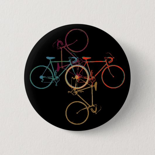 Fahrrad - Fahrradmuster Button (Vorderseite)