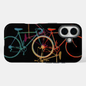 Fahrrad - Fahrradmuster Case-Mate iPhone Hülle (Rückseite (Horizontal))