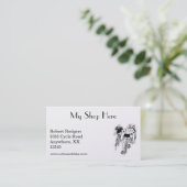 Fahrrad-/Fahrradrennen-Visitenkarte Visitenkarte (Stehend Vorderseite)