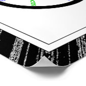 Fahrrad, Fahrradsport, Motivierend Worte und Strei Poster (Ecke)