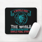 Fahrrad - Fahrradweg Mousepad (Mit Mouse)