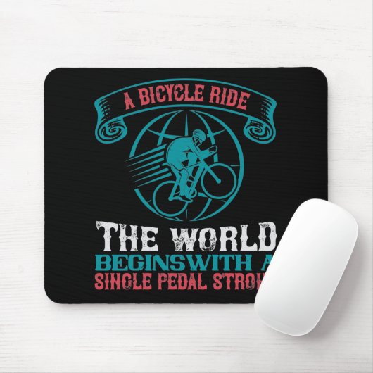Fahrrad - Fahrradweg Mousepad (Mit Mouse)