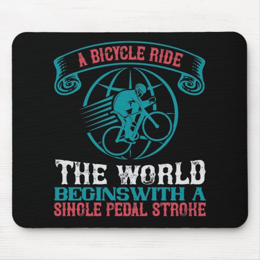 Fahrrad - Fahrradweg Mousepad (Vorne)