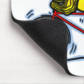 Fahrrad-Fische (Fahrrad) Mousepad (Ecke)