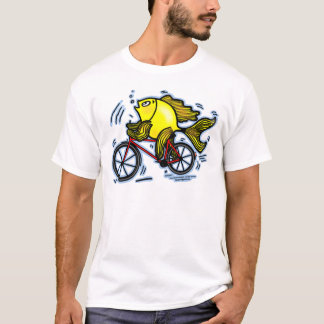 Fahrrad-Fische (Fahrrad) T-Shirt