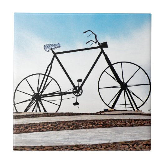 Fahrrad Fliese (Vorderseite)