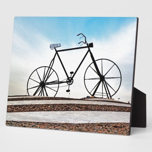 Fahrrad Fotoplatte (Seite)