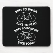 Fahrrad für immer - Cooles Radfahren Mousepad (Vorne)