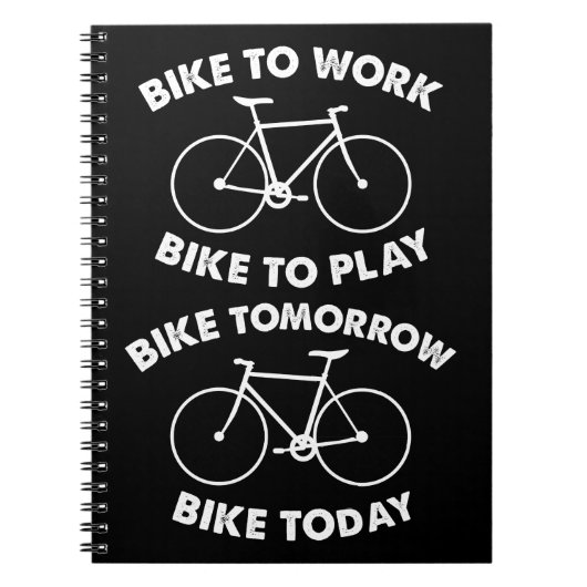 Fahrrad für immer - Cooles Radfahren Notizblock (Vorderseite)