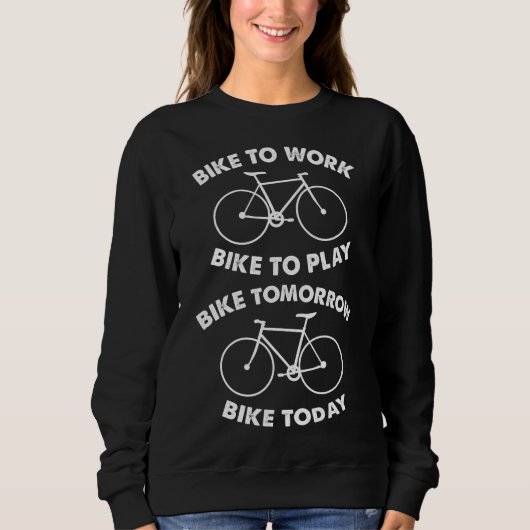 Fahrrad für immer - Cooles Radfahren Sweatshirt (Vorderseite)