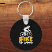 Fahrrad für Radfahrer Schlüsselanhänger (Vorderseite)
