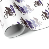 Fahrrad für Sportradfans Geschenkpapier (Rolleneckpunkt)