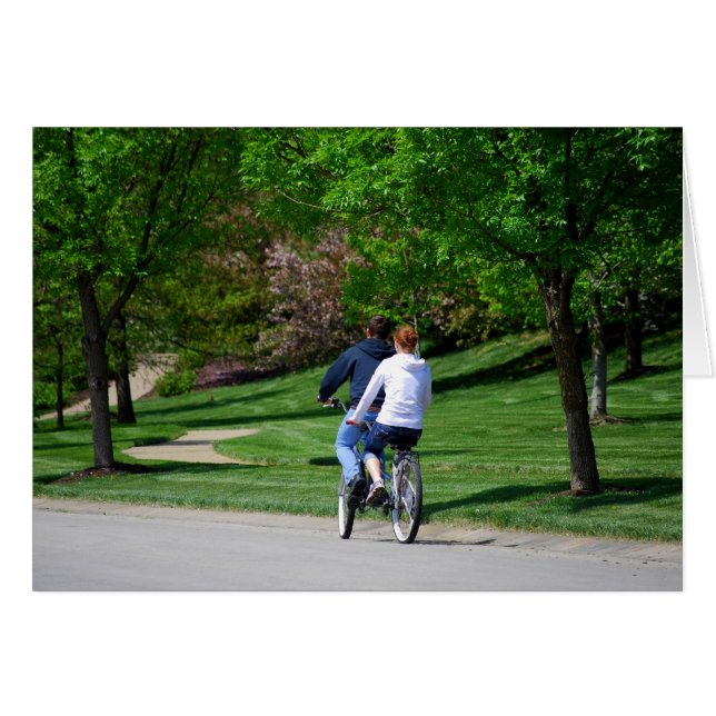 Fahrrad für zwei! (Vorderseite (Horizontal))