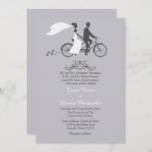 Fahrrad für zwei 12x18 Einladung (Vorne/Hinten)