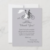 Fahrrad für zwei Hochzeiten 4x5 Wohnung Danke Kart (Vorderseite)