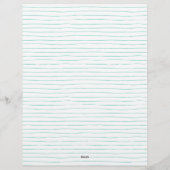 Fahrrad für zwei Wasserfarben Tandem Fahrrad & Nam Briefbogen (Rückseite)