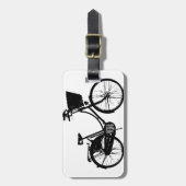 Fahrrad Gepäckanhänger (Vorderseite vertikal)