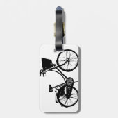 Fahrrad Gepäckanhänger (Rückseite vertikal)