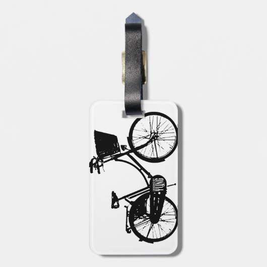 Fahrrad Gepäckanhänger (Rückseite vertikal)