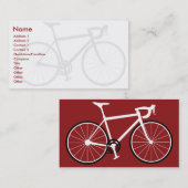 Fahrrad - Geschäft Visitenkarte (Vorne/Hinten)