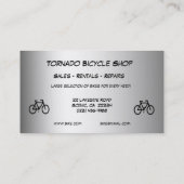 Fahrrad-Geschäft Visitenkarte (Rückseite)