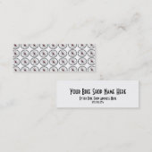 Fahrrad-Geschäfts-Speiche-Visitenkarte Mini Visitenkarte (Vorne/Hinten)