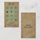 Fahrrad-Geschäfts-Visitenkarte Visitenkarte (Vorne/Hinten)