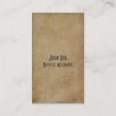 Fahrrad-Geschäfts-Visitenkarte Visitenkarte (Rückseite)