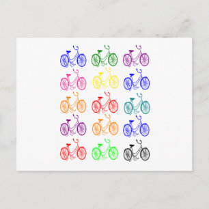 Fahrrad-Geschenke, Vintage-Fahrraddesign aus den 1 Postkarte
