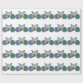 Fahrrad Geschenkpapier (Flach)