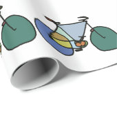 Fahrrad Geschenkpapier (Rolleneckpunkt)